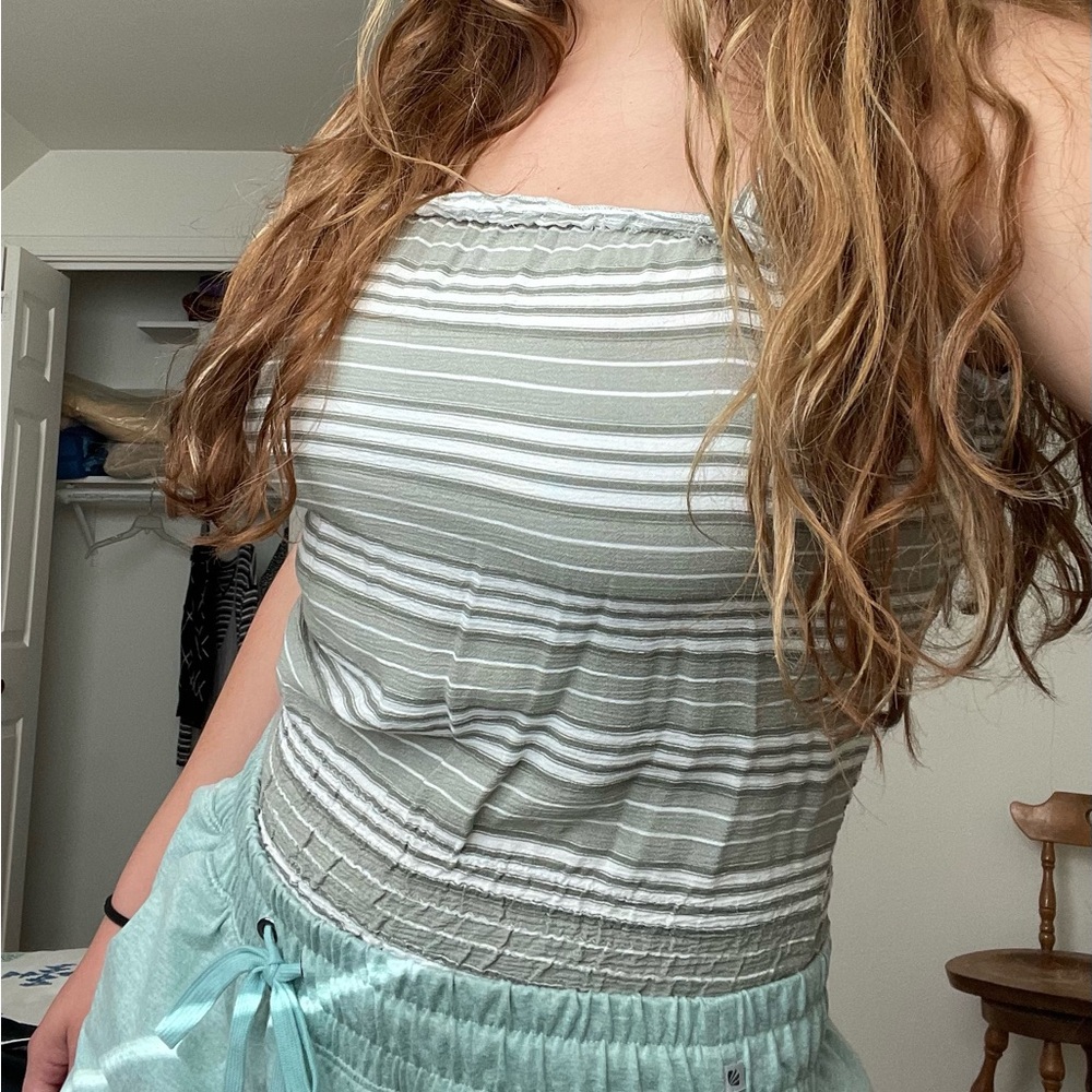 Kiwi & Bunch Sage Green Tank